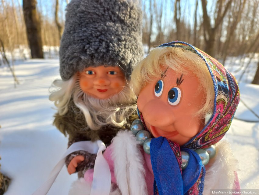 "Веселые картинки". Зима — Винтажные куклы ГДР (Немки): Бигги