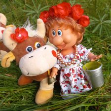 Весёлые картинки. "Зорька и Красуля"