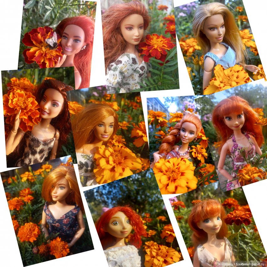 Мои рыжики, мои солнышки — Коллекции игровых кукол (Playline): фото полок