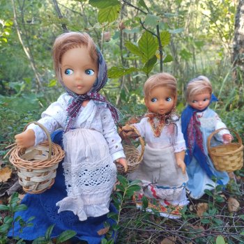 Как Аня, Яна и Ульяна в лес ходили