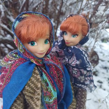 Анька и Танька. Первый снег