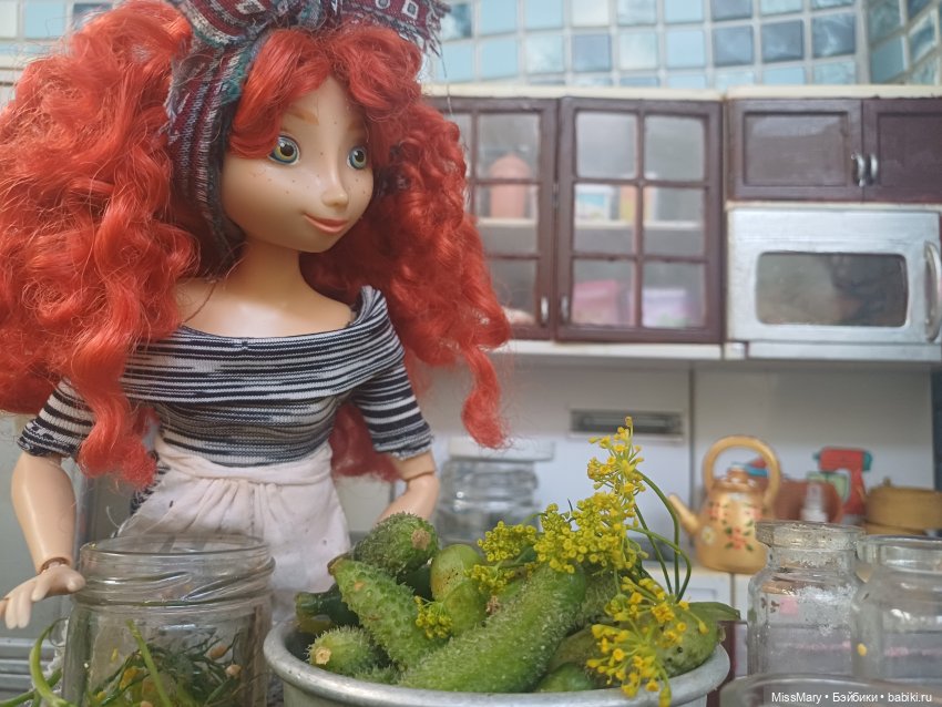 Маринуем огурцы 🥒🥒🥒 — Куклы Disney Animators и Принцессы Диснея: Disney Store