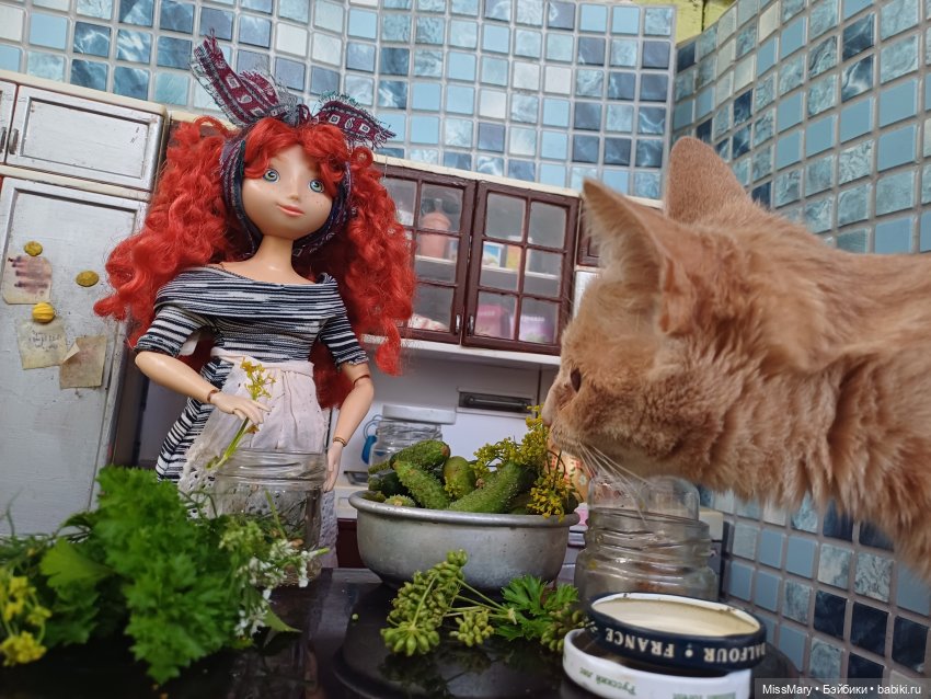 Маринуем огурцы 🥒🥒🥒 — Куклы Disney Animators и Принцессы Диснея: Disney Store (фото 2)