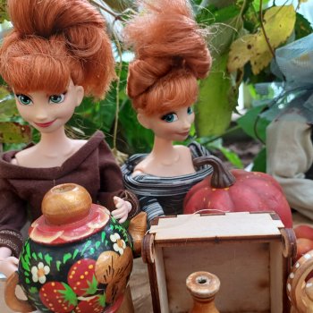Рыжие сестрички на Празднике урожая