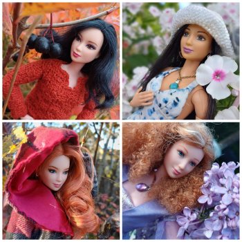 Мои барби на молде Лея