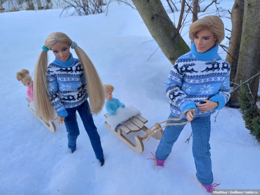 Куклы-близнецы в моей коллекции (фото 9)