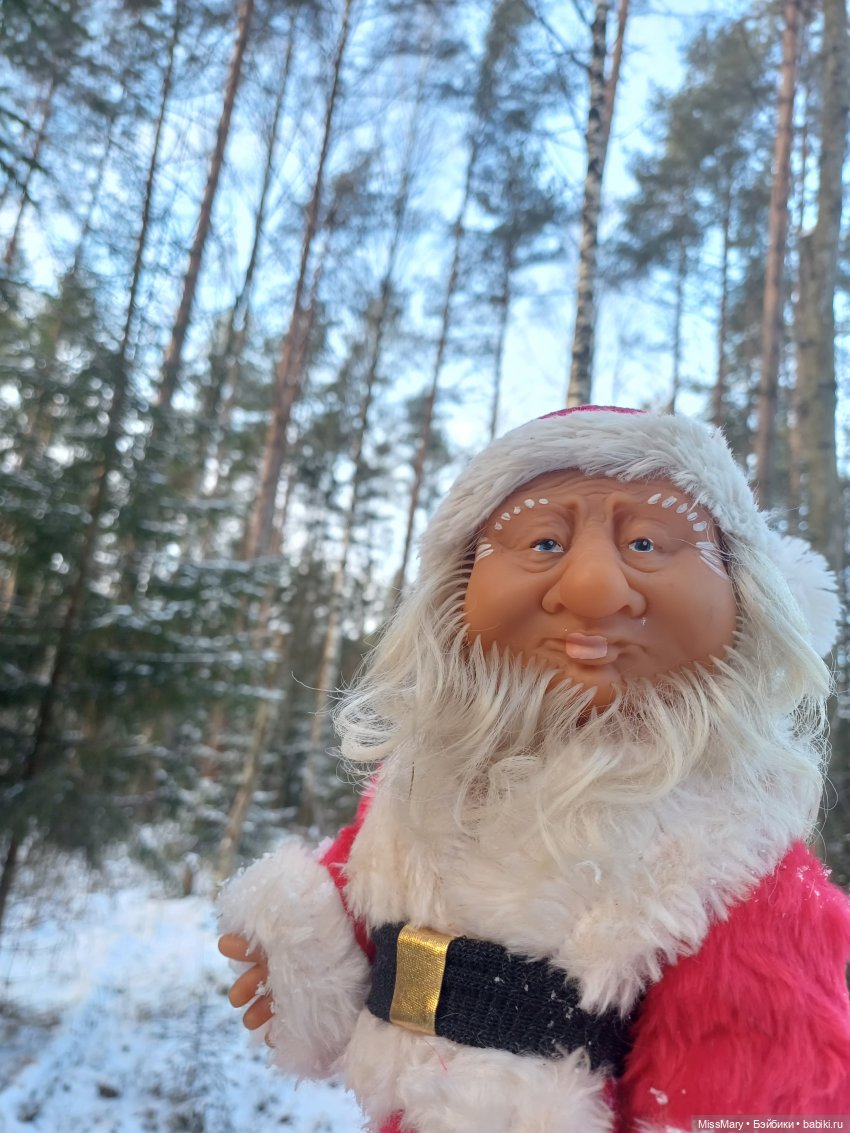 Мороз Иваныч в зимнем лесу 🌲❄️