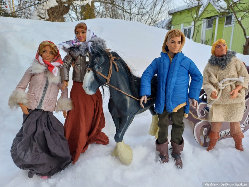 Гуляния на Масленицу — Куклы Barbie (Барби): Looks
