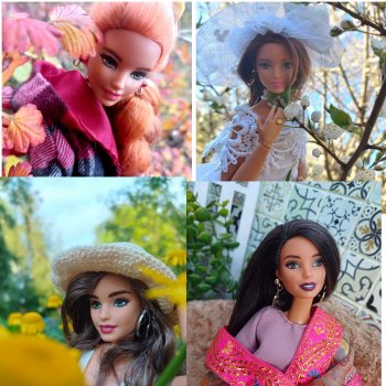 Мои барби на молде Джойс