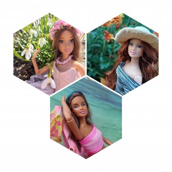 Мои барби на молде Тереза