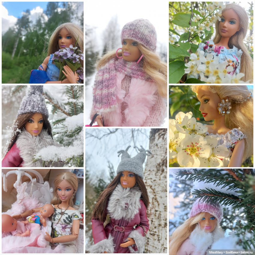 Топик 1200. Моя коллекция барби "молд 2005"