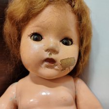 Кукла композит винтажная