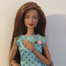 Барби Кайла Amazing Nails перепрошитая на теле пучка Барби Кайла Amazing Nails перепрошитая на теле пучка