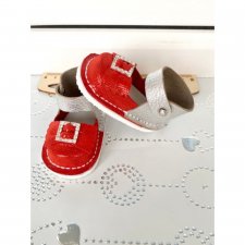 Нарядные туфельки для кукол Готц 50см