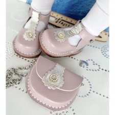 Комплекты : туфельки + сумочка для шарнирных Готц 48-50см