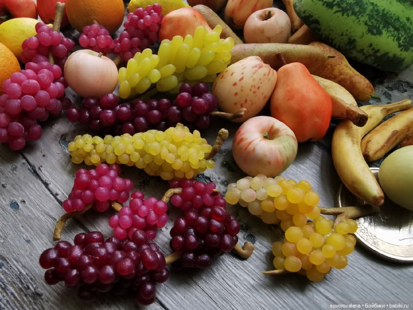 Елена @Polepim_poigraem — Фрукты, овощи, еда для кукол, миниа