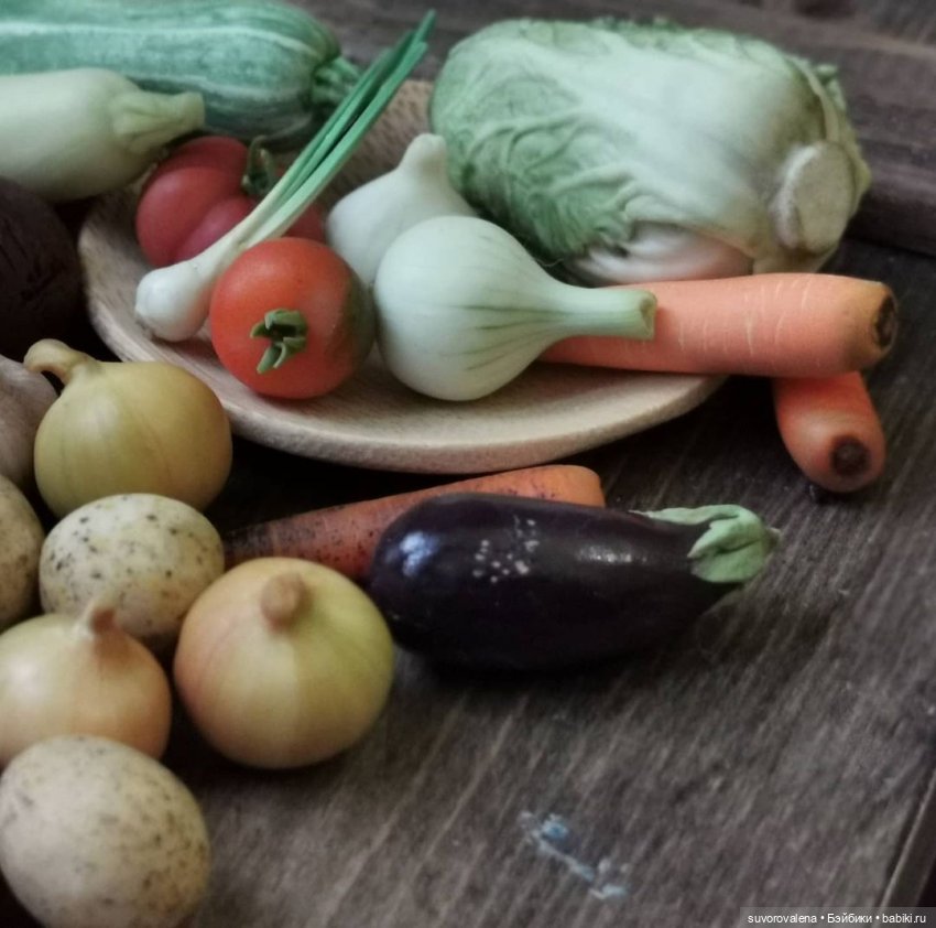 Елена @Polepim_poigraem — Фрукты, овощи, еда для кукол, миниа (фото 6)