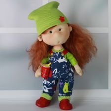 Кукла текстильная Рыжуля