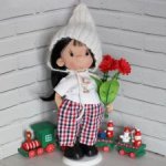 Текстильная куколка ручной работы