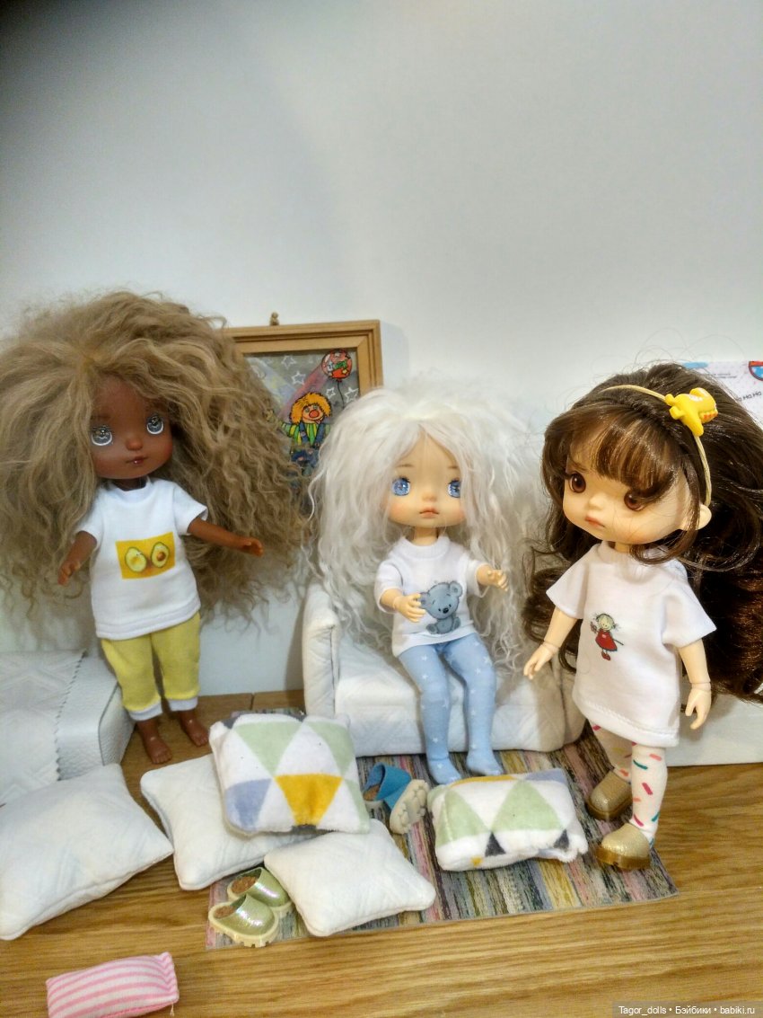Пижамная вечеринка — Разные шарнирные куклы (не БЖД): редкие (фото 3)