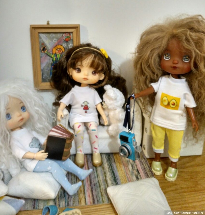 Пижамная вечеринка — Разные шарнирные куклы (не БЖД): редкие (фото 5)