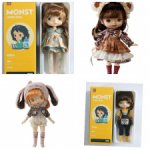 Фирменные аутфиты для шарнирной куклы Монст (Xiaomi Monst)