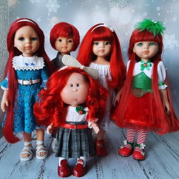 Мои красноголовые куколки