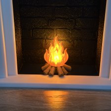 Огонь для камина (оранжевый)