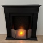 Камин для 1:6 (черный)