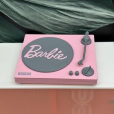 Виниловый проигрыватель 1/6 Barbie (розовый/серый)