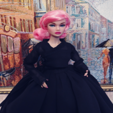 Принцесса Аделаида примеряет ханбок