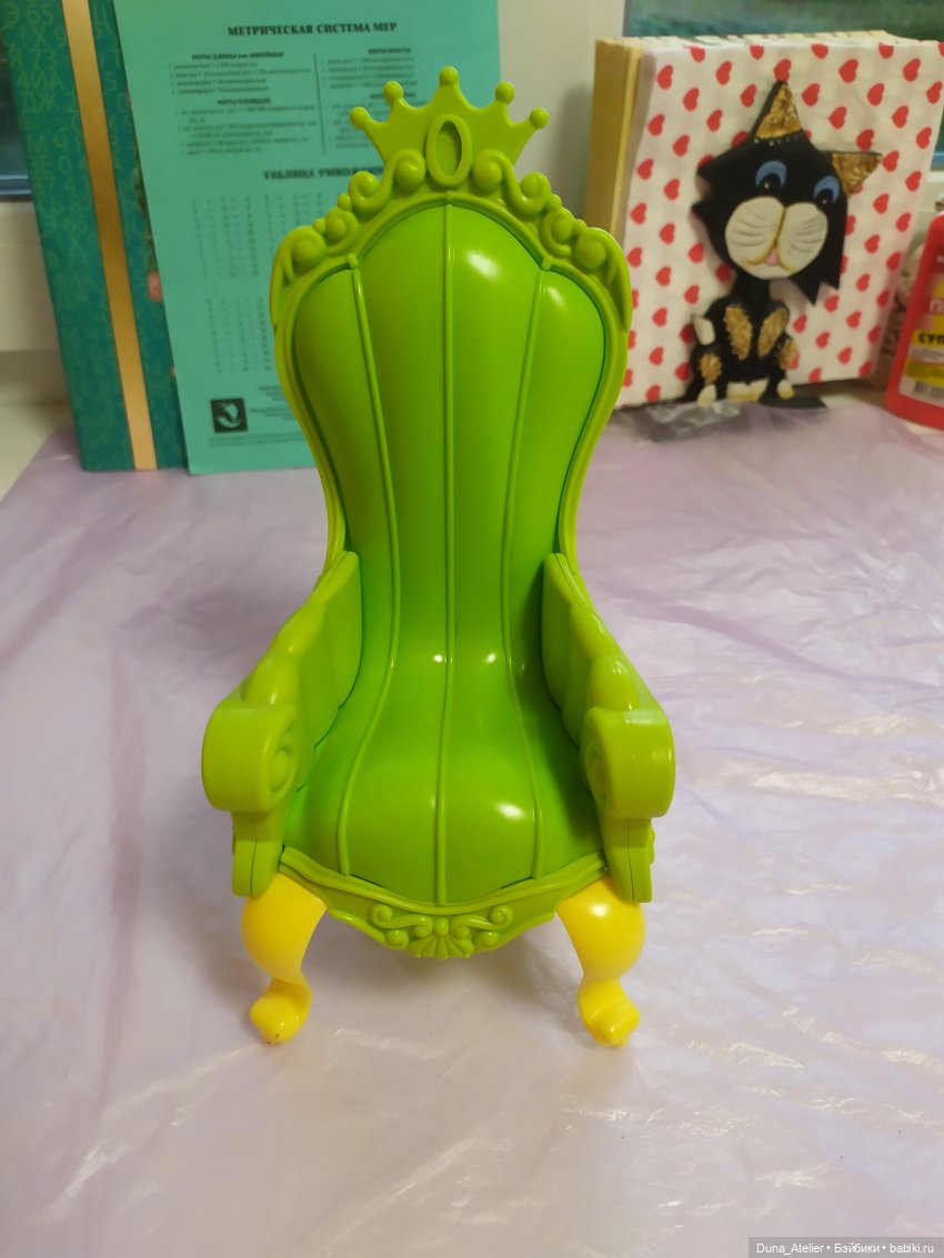 Кресло для БЖД 1/4 — Мебель для кукол и домиков: фото (фото 3)