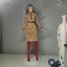 Дарья примеряет наряды