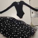 Комплект боди и юбка в горошек