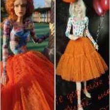 Комплект - два боди и юбочка