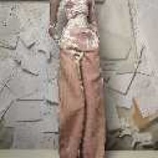 Боди атласное, брюки бархатные на Pashapasha mini