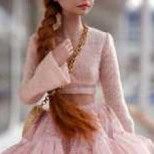 Пудровая кофточка