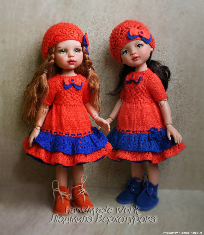 Оранжевое настроение — Одежда и обувь для кукол своими руками: фото