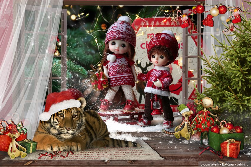 С новым годом, друзья | Бэйбики С новым годом, друзья — Куклы Baboliy (Баболи