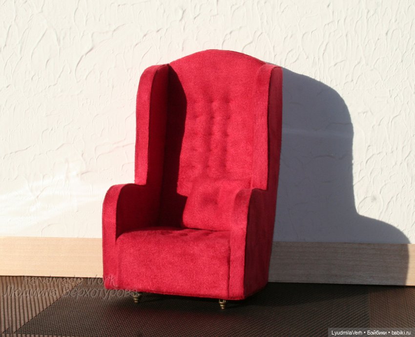 Новое кресло | Бэйбики Новое кресло — Мебель для кукол и домиков: фото