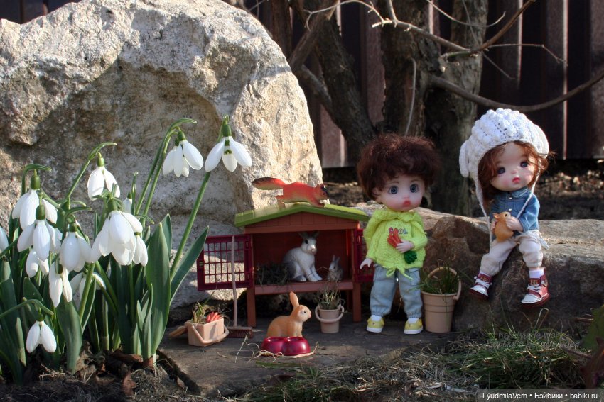 Симпатичный подснежник — Куклы Baboliy (Баболи (фото 9)