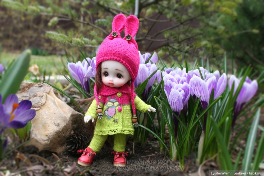 Симпатичный подснежник | Бэйбики Симпатичный подснежник — Куклы Baboliy (Баболи (фото 3)