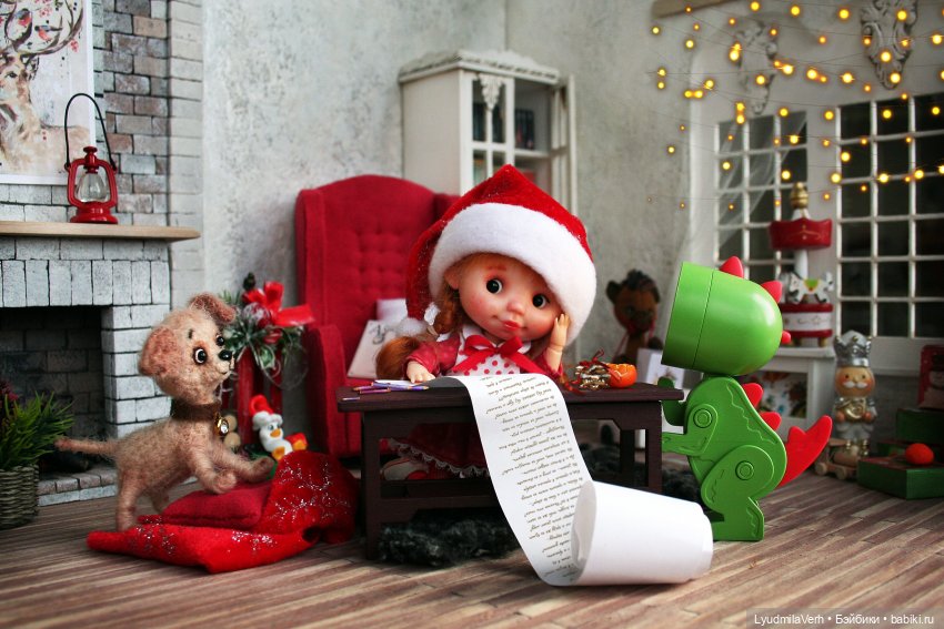 Письмо Деду Морозу — Домашние фото авторских кукол: личные коллекции