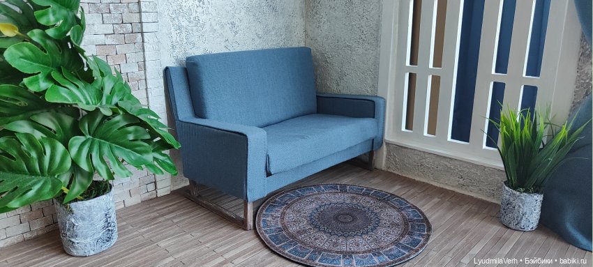 Новый диван — Мебель для кукол и домиков: фото (фото 3)