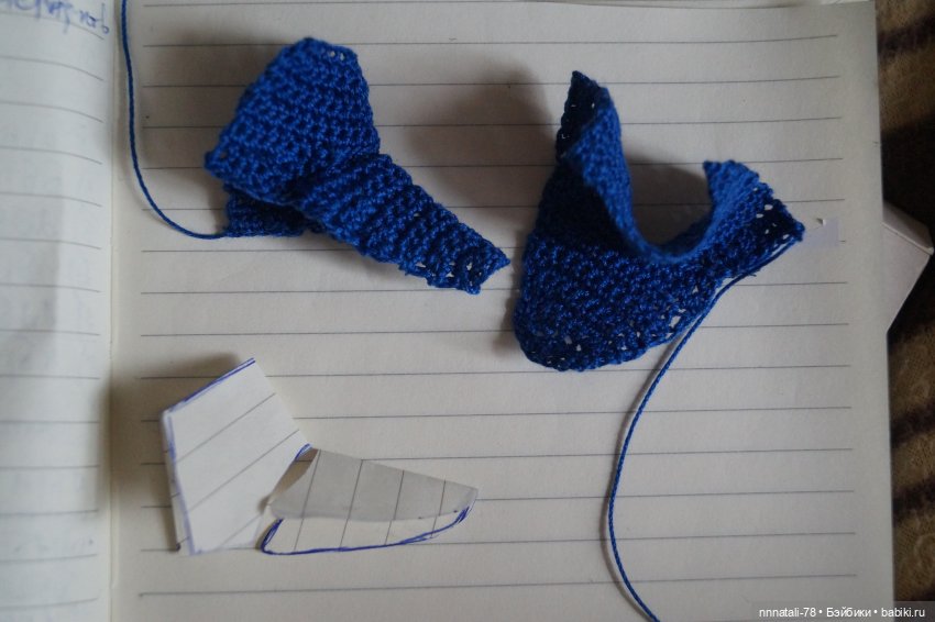 Вязаная обувь Для Адониса-Фиеро. Попытка № 2 (фото 3)