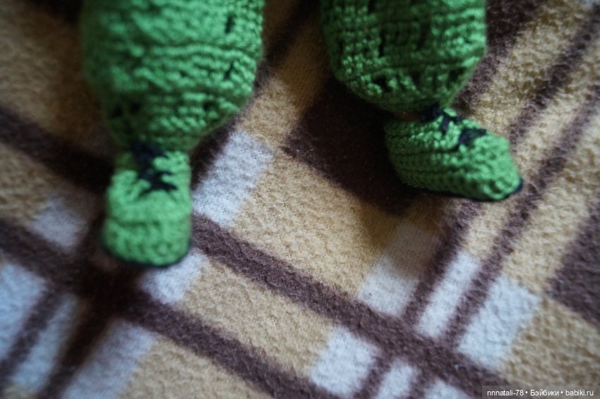 Вязаная обувь Для Адониса/Фиеро. Попытка № 1 (фото 3)