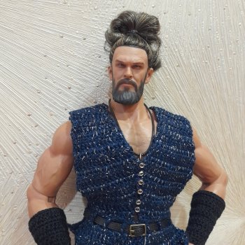 Вязаные костюмы (образы) для куклы Экшн Аквамен