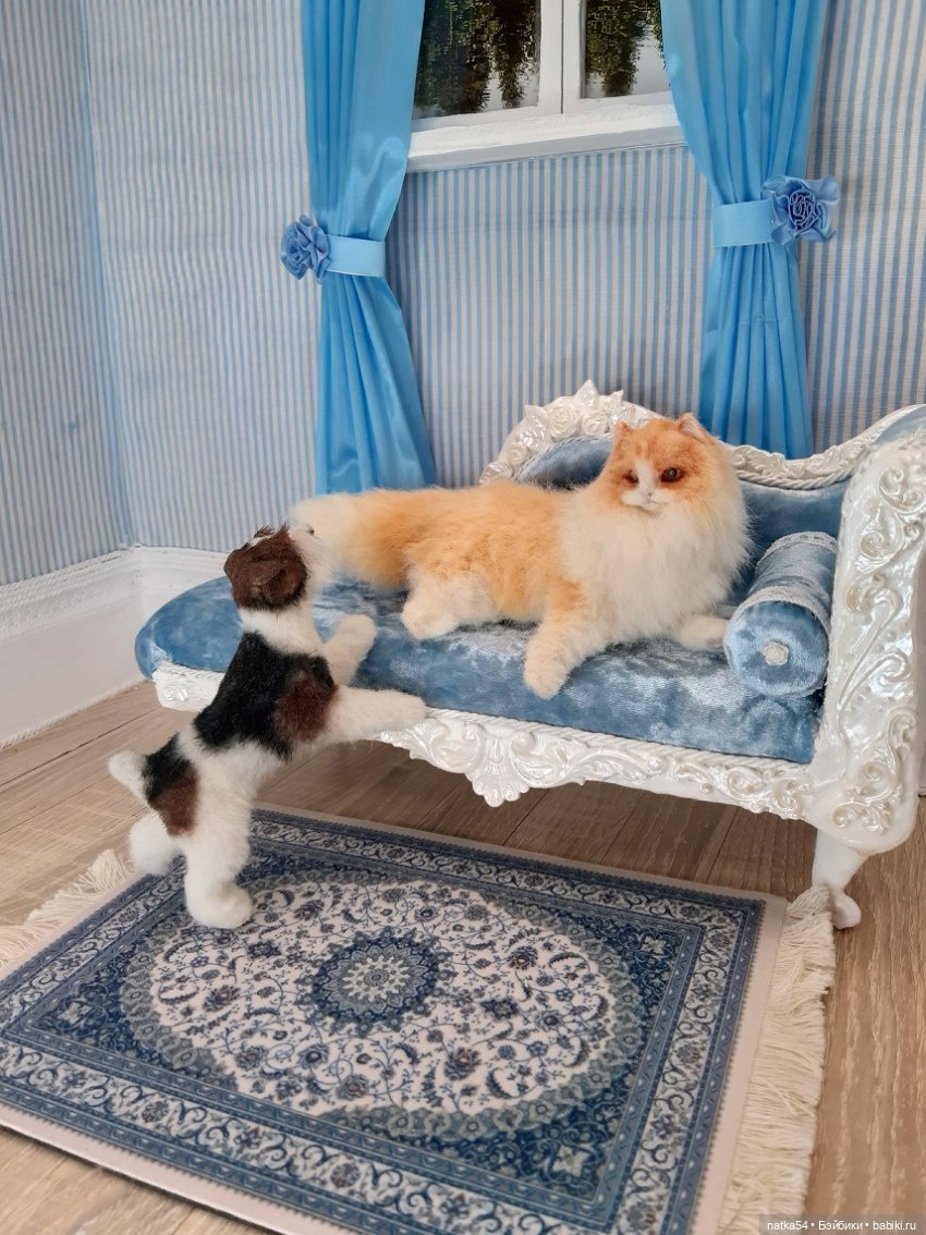 Если в доме нет кота — Домашние фото авторских игрушек: Тедди (фото 7)