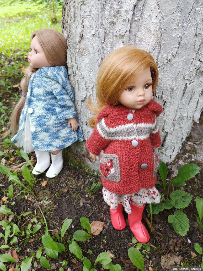 Оленька и Дашенька в деревенском саду | Бэйбики Оленька и Дашенька в деревенском саду