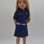 Одежда для кукол готц платье Сафари